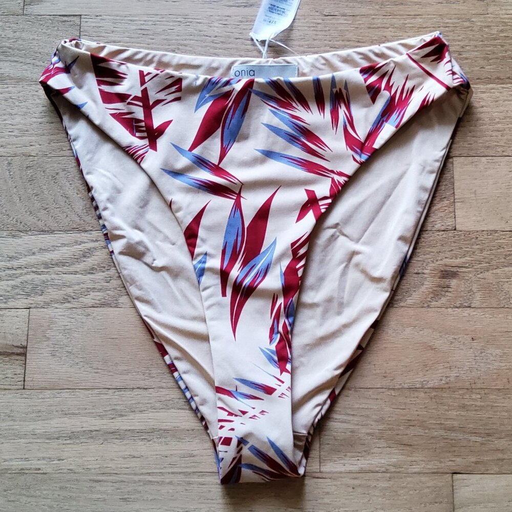 NWOT Onia Beach swim high- rise bikini Size S/P Original $110